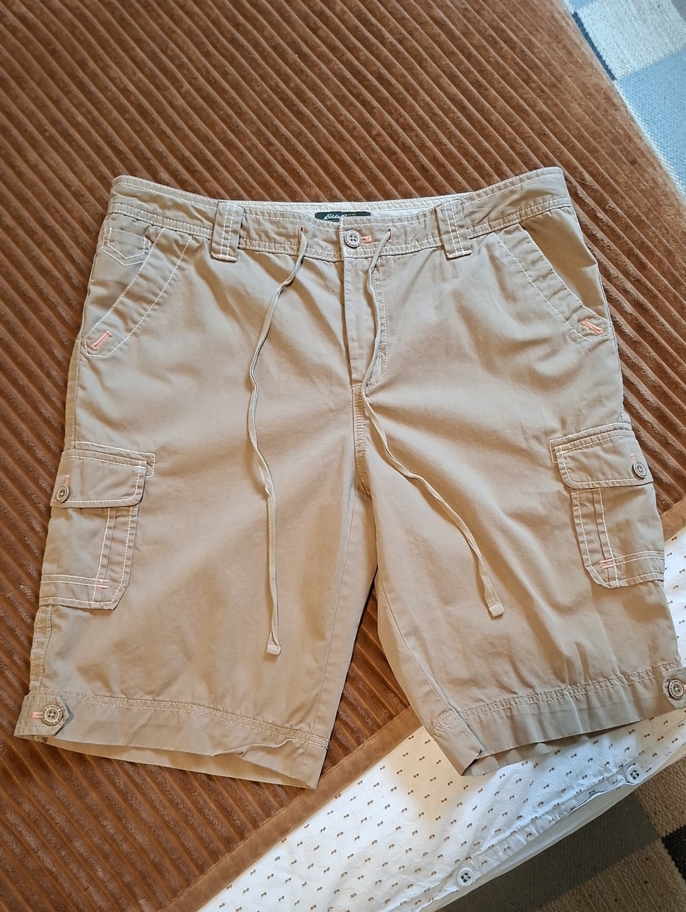 Beige Women's Cargo Shorts - Unbranded